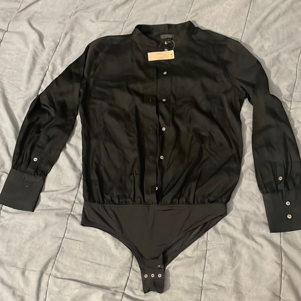 J. Crew silk bodysuit